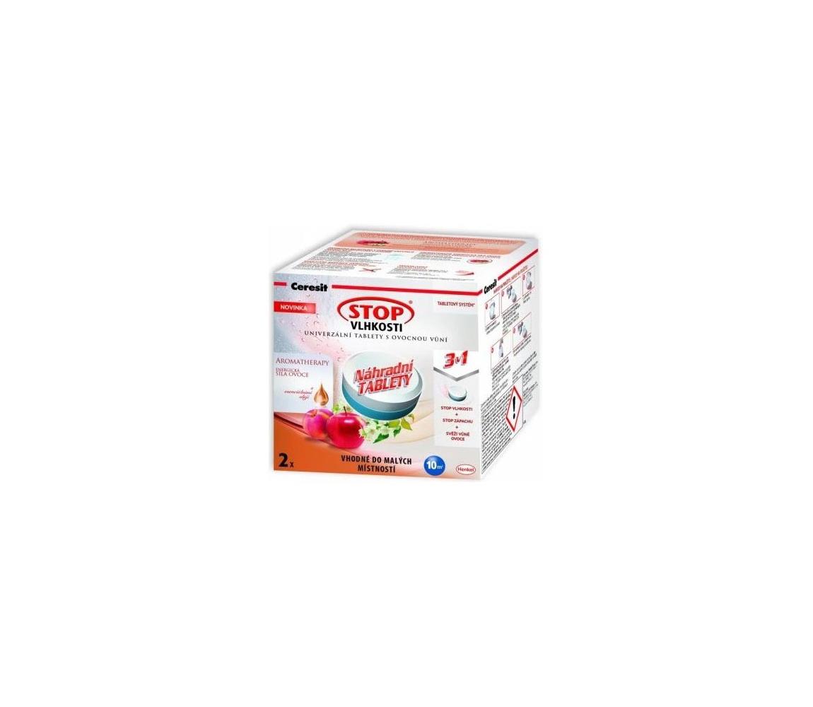 Ceresit - Tablety do odvlhčovača 2 v 1 PEARL 2×300 g s vôňou energického ovocia CER-2111240