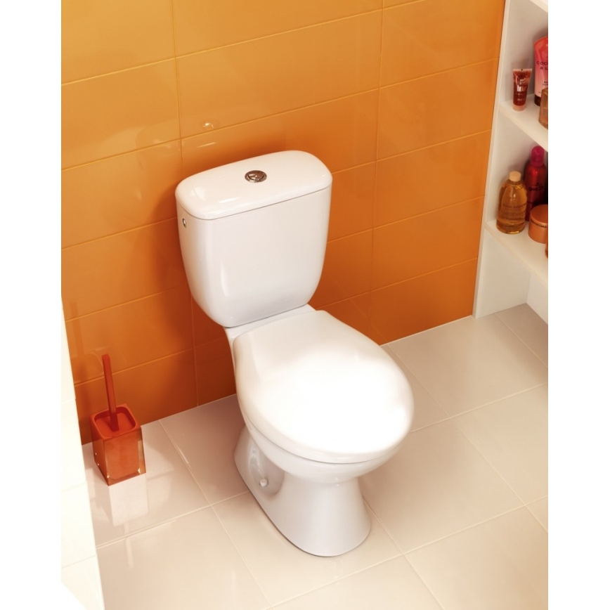 Cersanit K08-029 - Stojace WC s WC sedadlom PRESIDENT keramika/biela