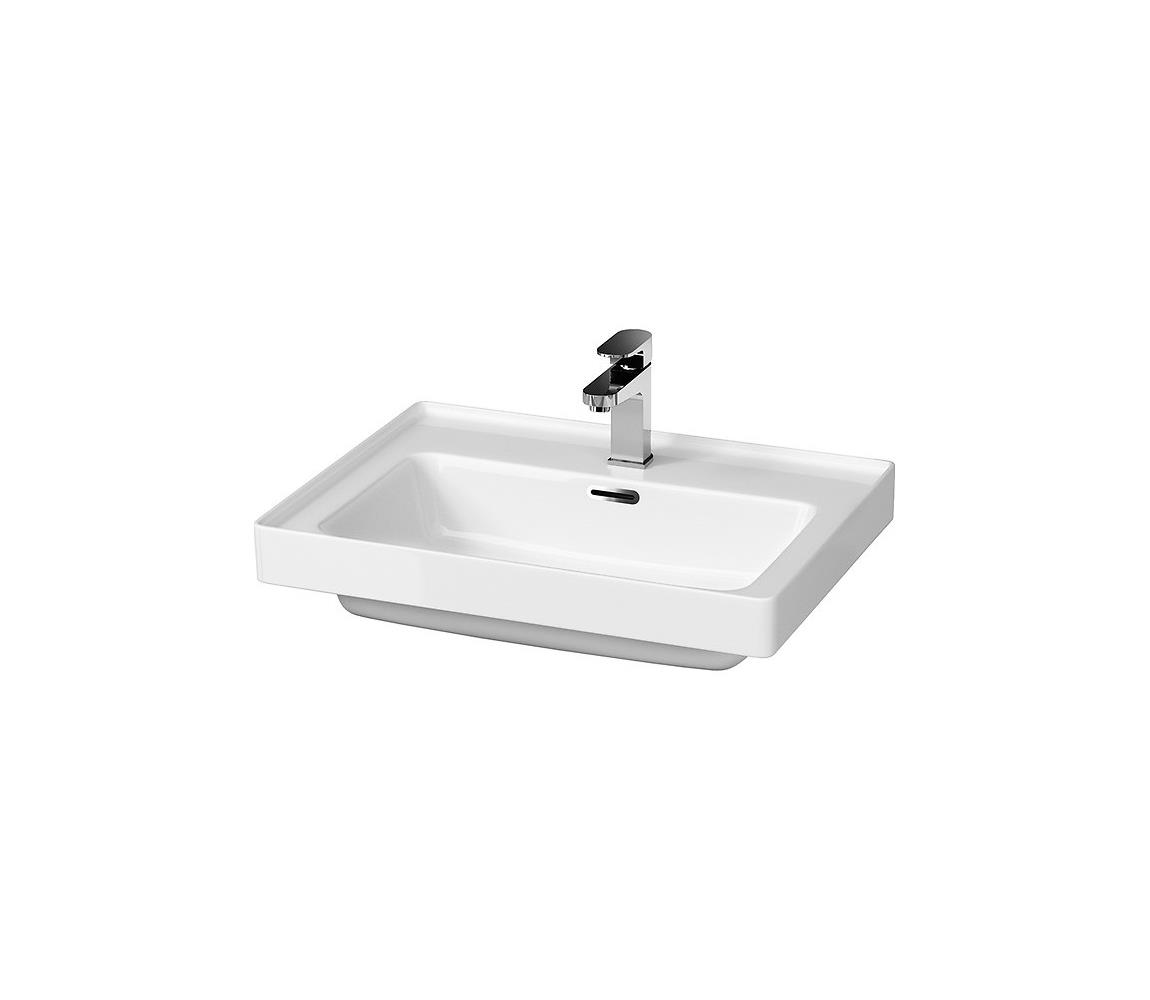 Cersanit K114-006 - Zapustené umývadlo CREA 44,5x60 cm keramika/lesklá biela K114-006