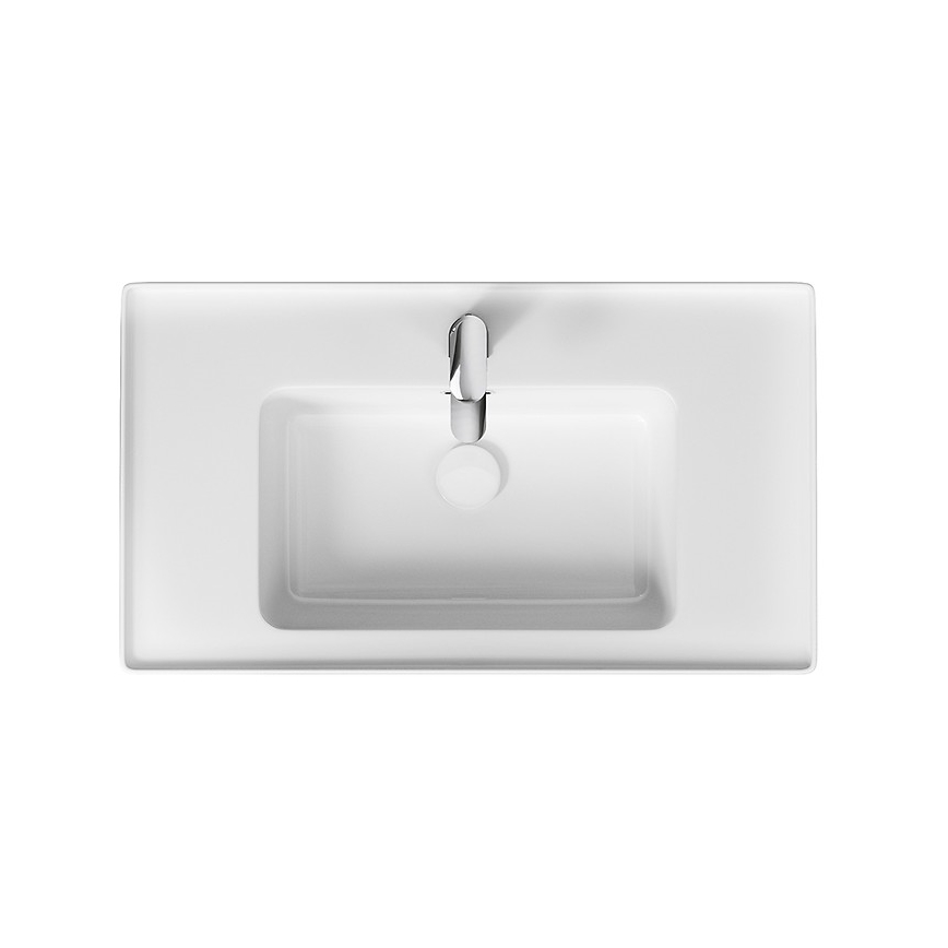 Cersanit K114-017 - Zapustené umývadlo CREA 44,5x80,5 cm keramika/lesklá biela