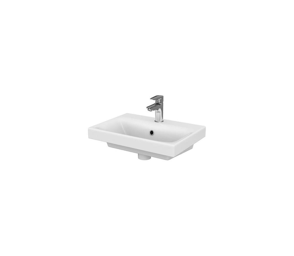 Cersanit K116-008 - Umývadlo na dosku/závesné MODUO SLIM 35x50 cm keramika/biela K116-008