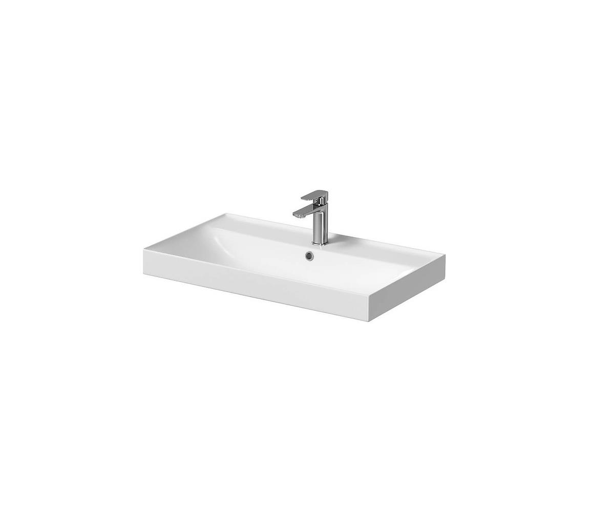 Cersanit K120-010 - Zapustené umývadlo LARGA 46x80,5 cm keramika/lesklá biela K120-010