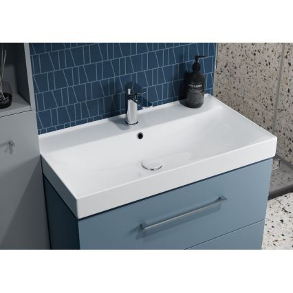 Cersanit K120-011 - Zapustené umývadlo LARGA 46x100 cm keramika/lesklá biela