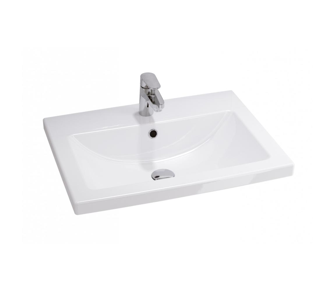 Cersanit K32-003-BOX - Umývadlo na dosku/závesné COMO 45x60 cm keramika/biela K32-003-BOX