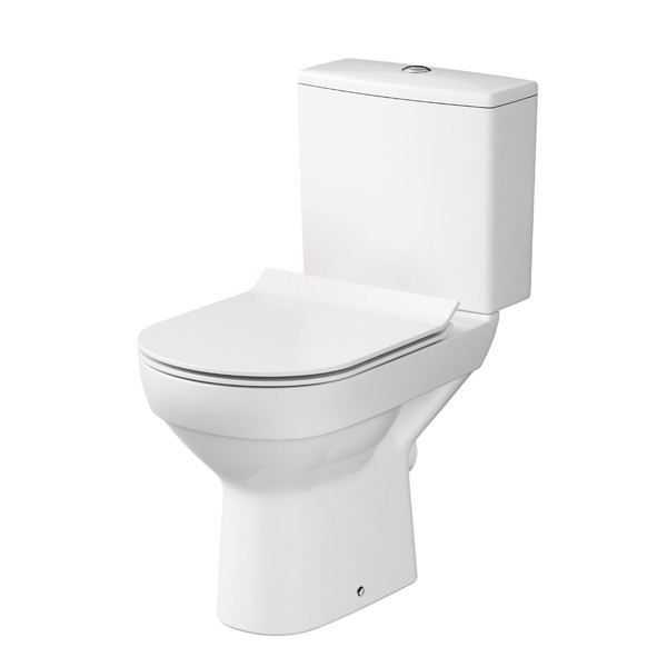 Cersanit K35-037 - Stojace WC s doskou CITY keramika/biela