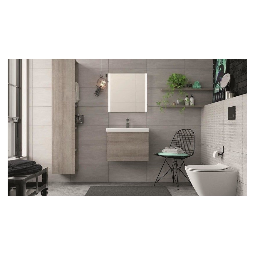 Cersanit K701-104 - Závesné WC s WC sedadlom CITY OVAL keramika/biela