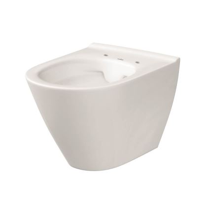 Cersanit K701-104 - Závesné WC s WC sedadlom CITY OVAL keramika/biela