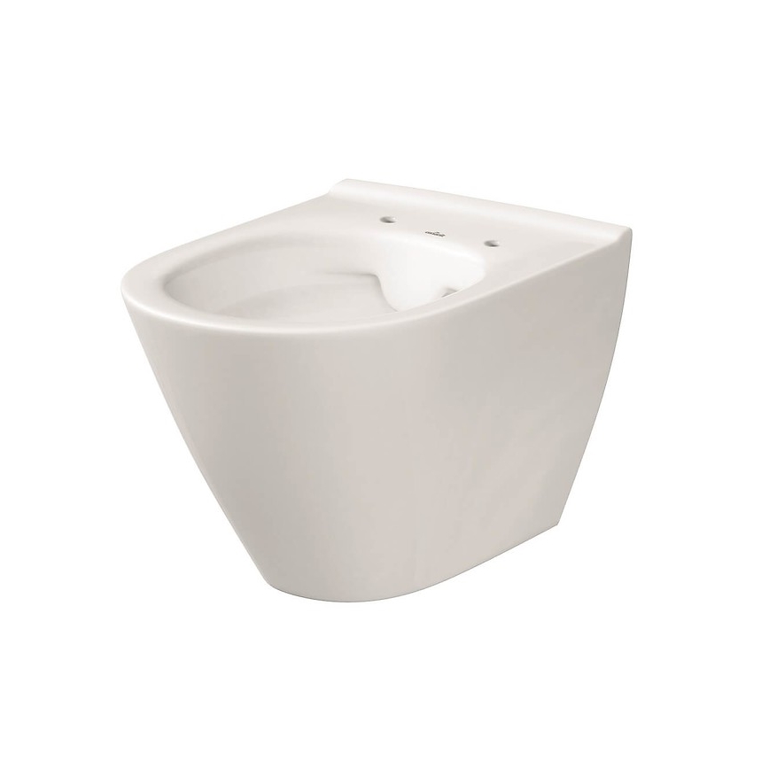 Cersanit K701-104 - Závesné WC s WC sedadlom CITY OVAL keramika/biela