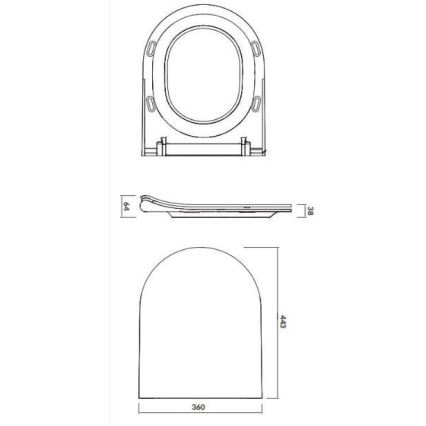 Cersanit K701-104 - Závesné WC s WC sedadlom CITY OVAL keramika/biela
