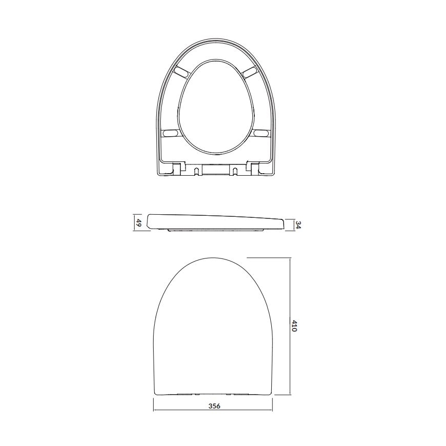 Cersanit K98-0122 - WC sedátko PARVA SoftClose biele