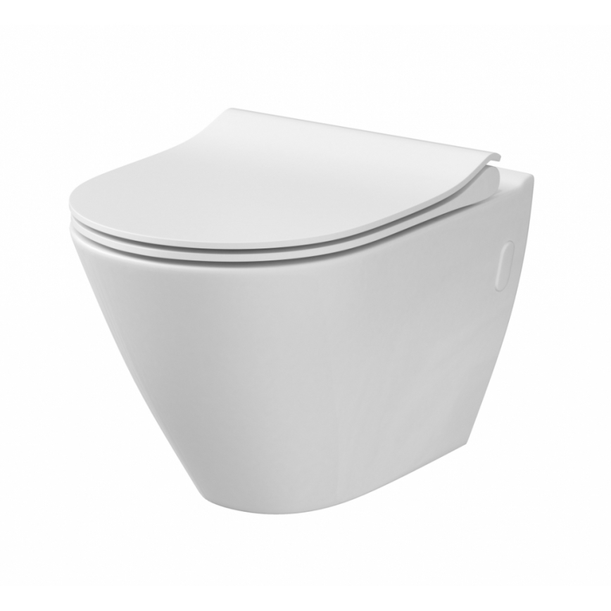 Cersanit K98-0146 - WC sedadlo CITY OVAL SoftClose biela