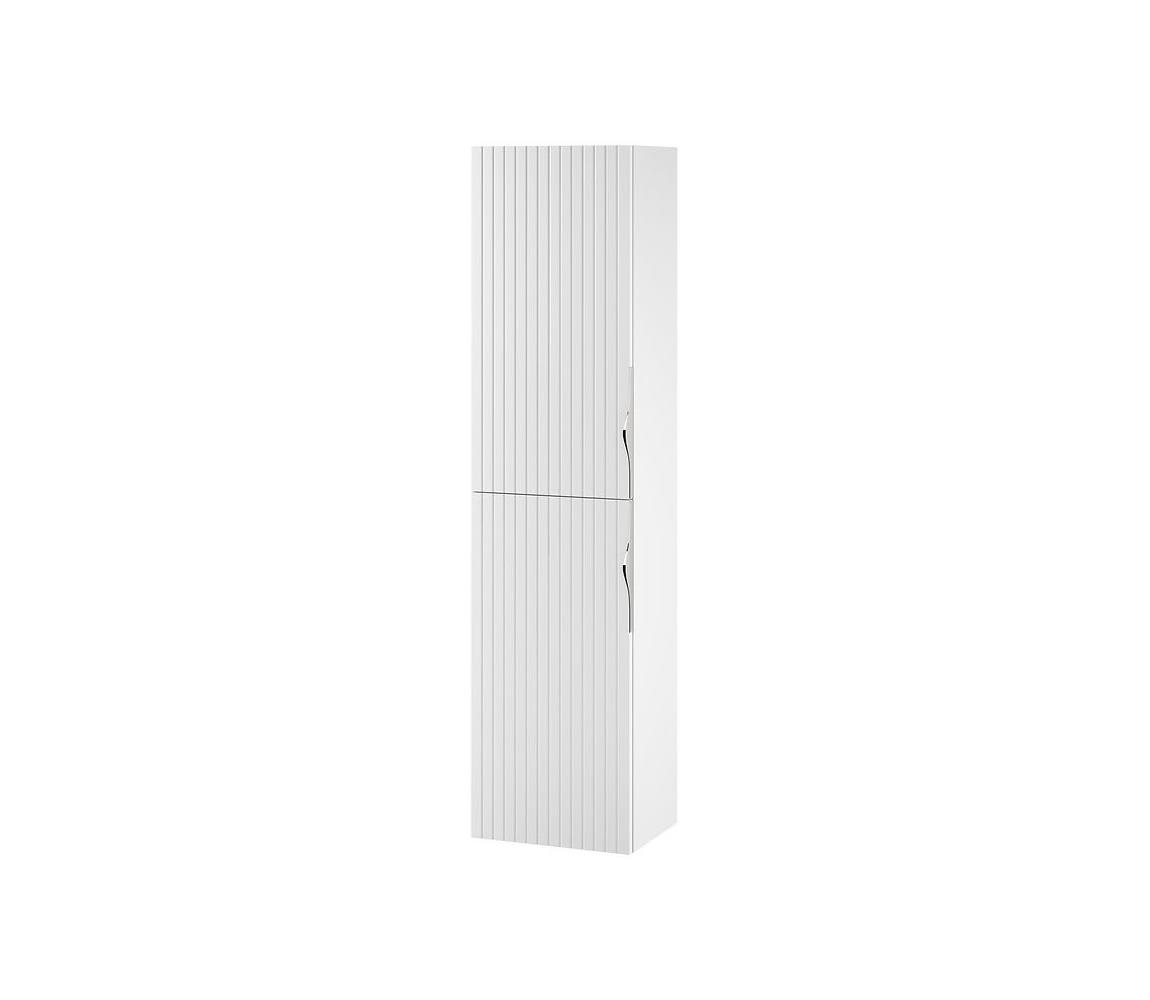 Cersanit S1015-010 - Závesná kúpeľňová skrinka TIRSO 40x160x30 cm matná biela S1015-010