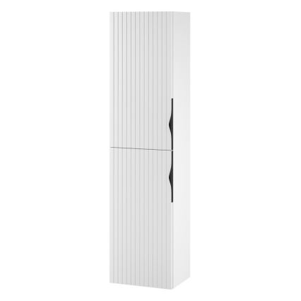 Cersanit S1015-010 - Závesná kúpeľňová skrinka TIRSO 40x160x30 cm matná biela