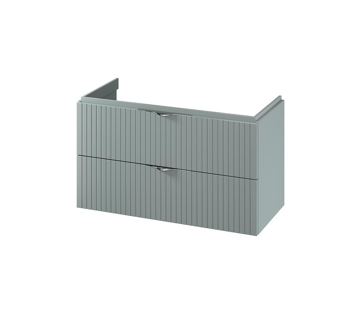 Cersanit S1015-012 - Závesná kúpeľňová skrinka pod umývadlo TIRSO 100x45 cm mintová S1015-012
