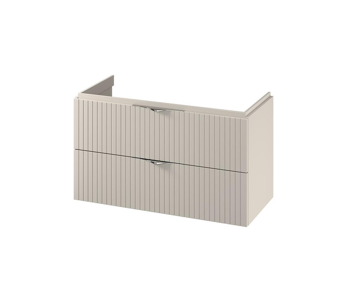 Cersanit S1015-013 - Závesná kúpeľňová skrinka pod umývadlo TIRSO 100x45 cm béžová S1015-013