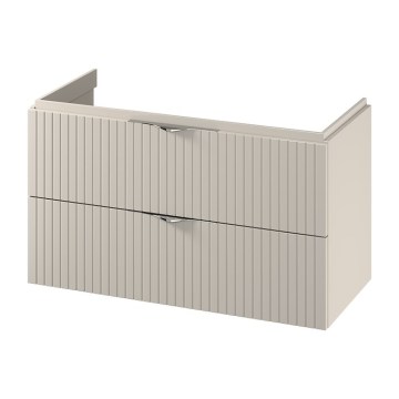 Cersanit S1015-013 - Závesná kúpeľňová skrinka pod umývadlo TIRSO 100x55x45 cm béžová