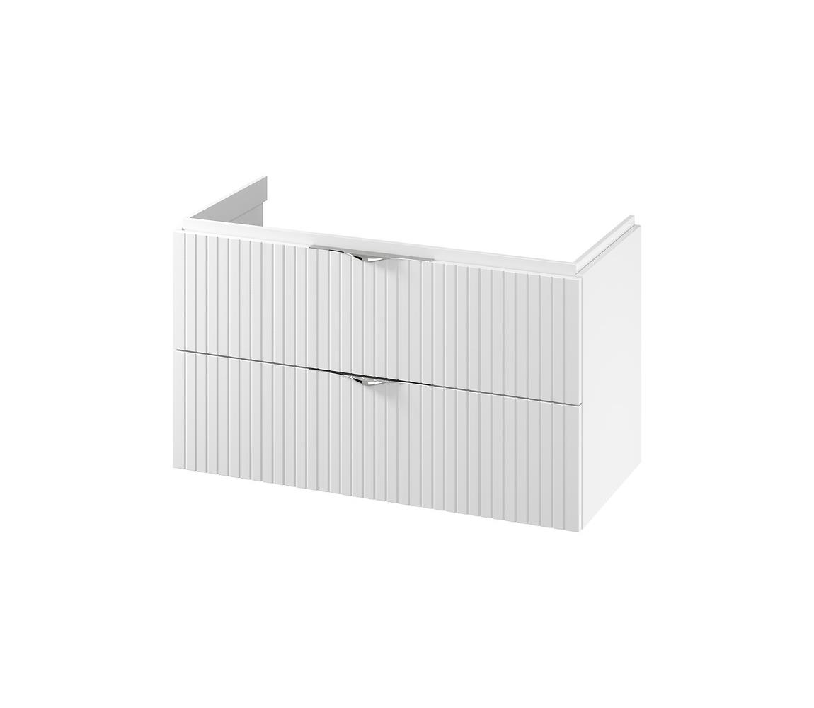 Cersanit S1015-014 - Závesná kúpeľňová skrinka pod umývadlo TIRSO 100x45 cm biela S1015-014