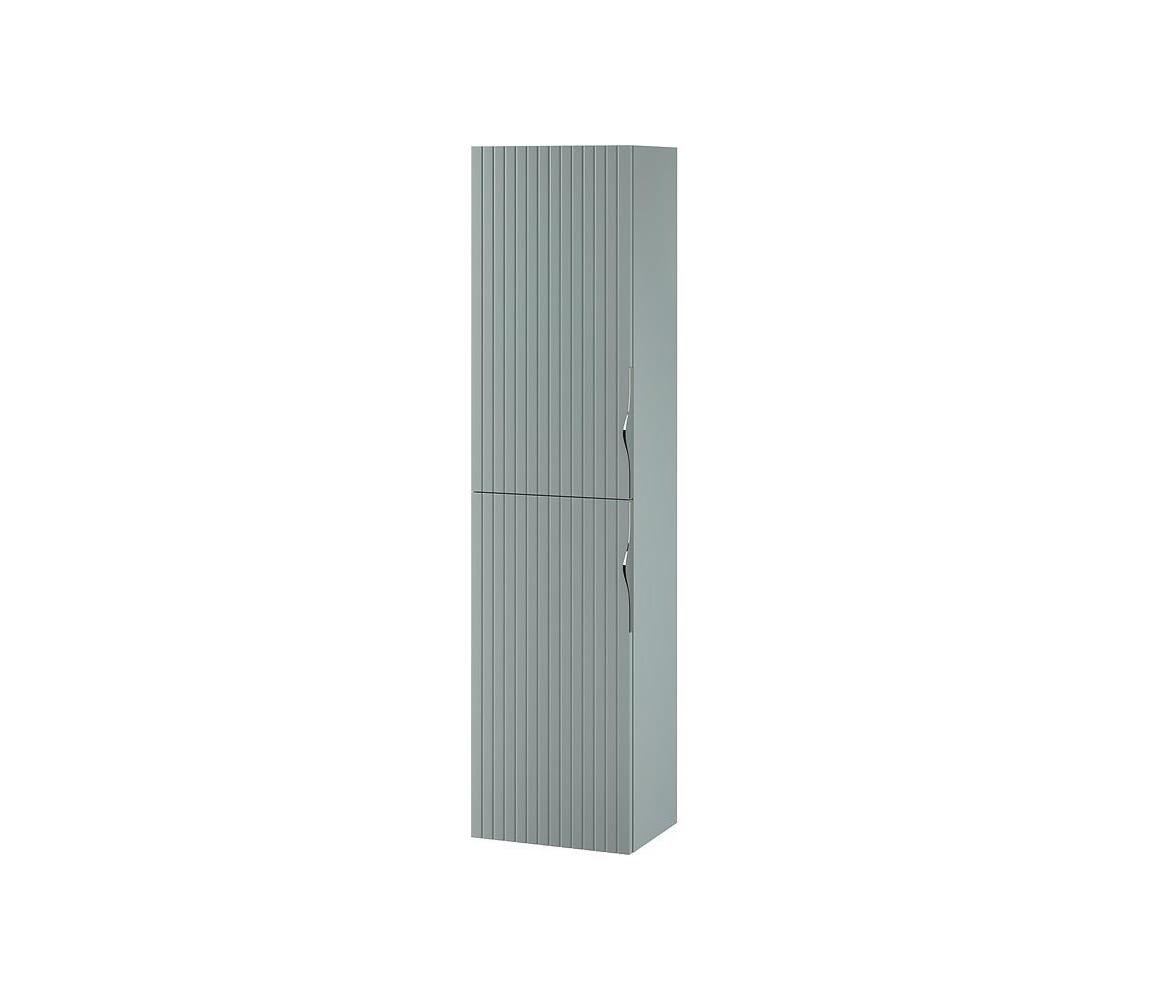 Cersanit S1015-025 - Závesná kúpeľňová skrinka TIRSO 40x160x30 cm mintová S1015-025