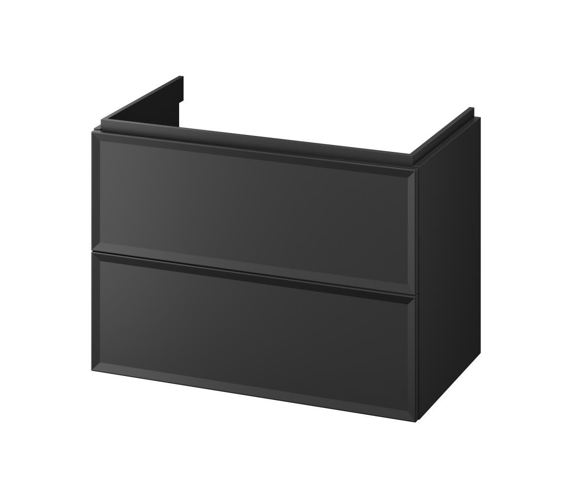 Cersanit S1017-003 - Závesná kúpeľňová skrinka pod umývadlo MILLE 80x45 cm čierna S1017-003