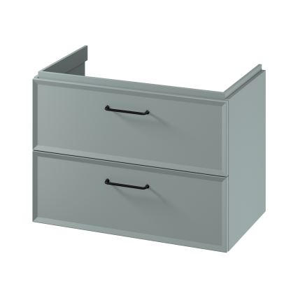Cersanit S1017-004 - Závesná kúpeľňová skrinka pod umývadlo MILLE 80x55x45 cm mentolová