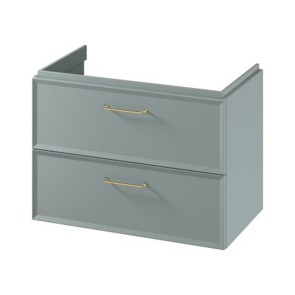 Cersanit S1017-004 - Závesná kúpeľňová skrinka pod umývadlo MILLE 80x55x45 cm mentolová