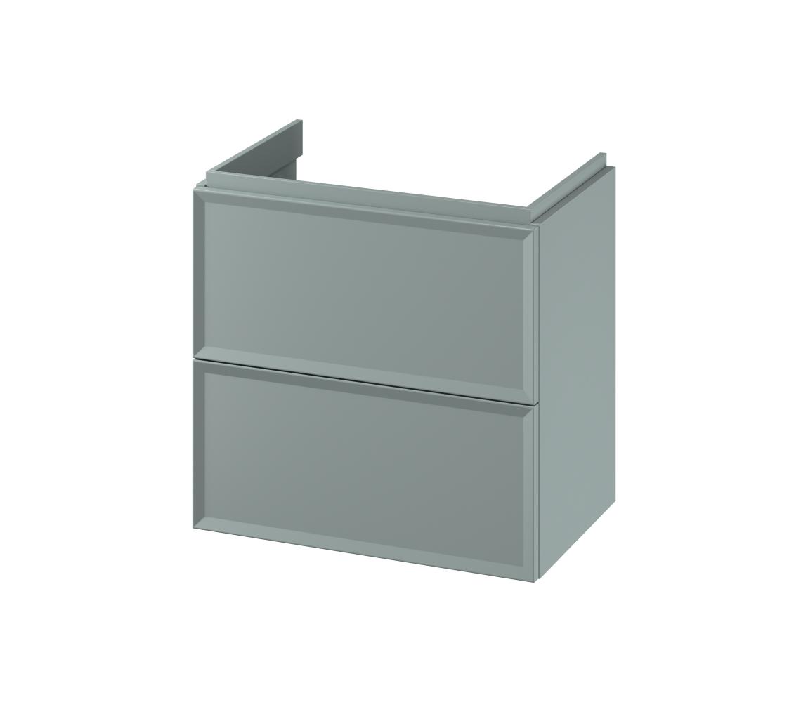 Cersanit S1021-009-Závesná kúpeľňová skrinka pod umývadlo MILLE SLIM 60x38 cm mintová S1021-009
