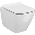 Cersanit S701-405 - Závesné WC s WC sedátkom CITY SQUARE keramika/biela
