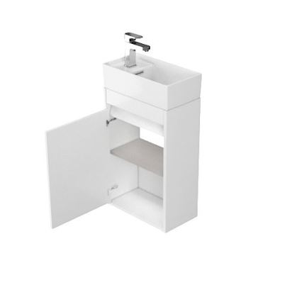 Cersanit S924-001 - Kúpeľňová skrinka pod umývadlo CREA 59,3x39,2 cm lesklá biela
