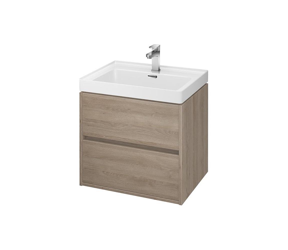 Cersanit S924-008 - Kúpeľňová skrinka pod umývadlo CREA 60x54x45 cm dub S924-008