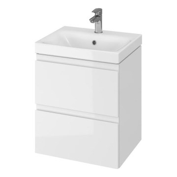 Cersanit S929-012 - Závesná kúpeľňová skrinka pod umývadlo MODUO 57x49,4 cm lesklá biela