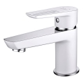 Cersanit S951-047 - Umývadlová batéria MILLE 13,4 cm biela + výpust