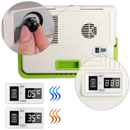 Cestovná chladnička s funkciou ohrevu 27 l 230V/12V/24V šedá