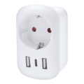 Cestovný adaptér pre UK 230 V 2× USB-A + 1× USB-C