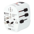 Cestovný adaptér PRO Light USB AC45PD - World, UK+USA+AUS/CN USB A+C 45W