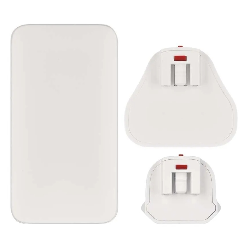 Cestovný adaptér s vymeniteľnými nástavcami USB GaN 100-250V