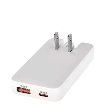 Cestovný adaptér s vymeniteľnými nástavcami USB GaN 100-250V