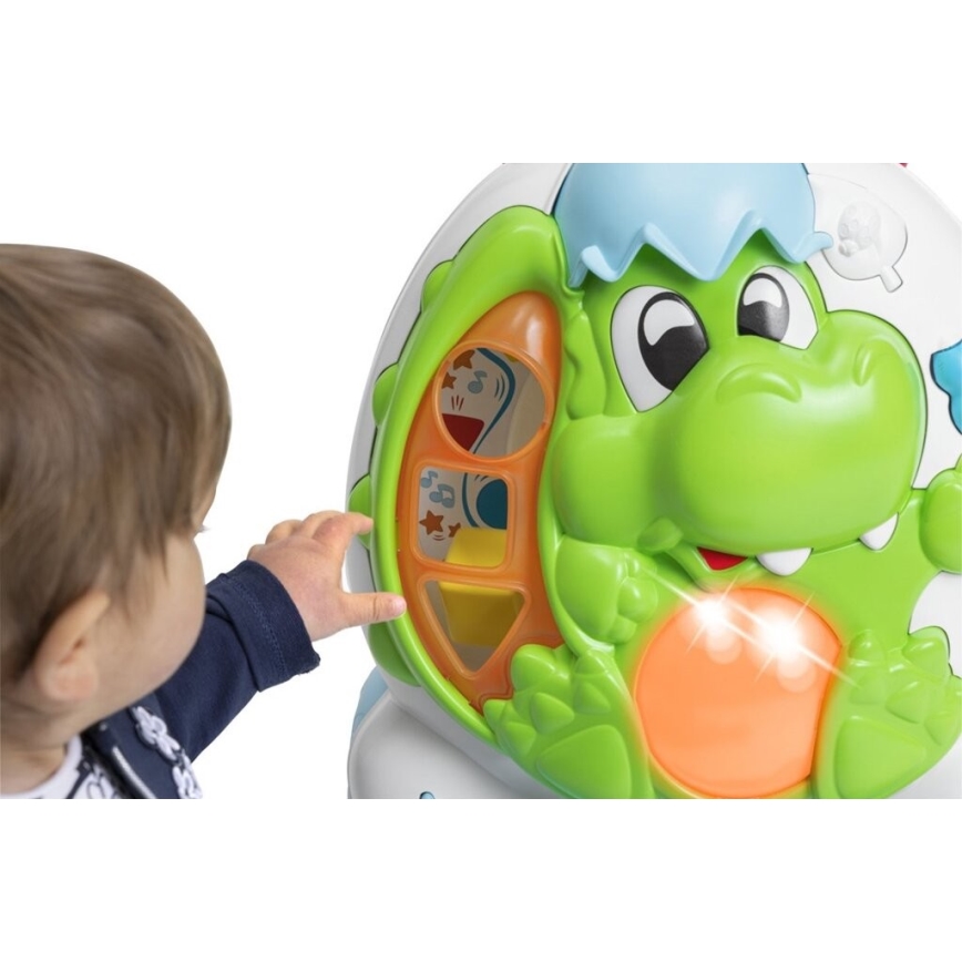 Chicco - Chodítko s aktivitami a zvukem 2v1 DINO
