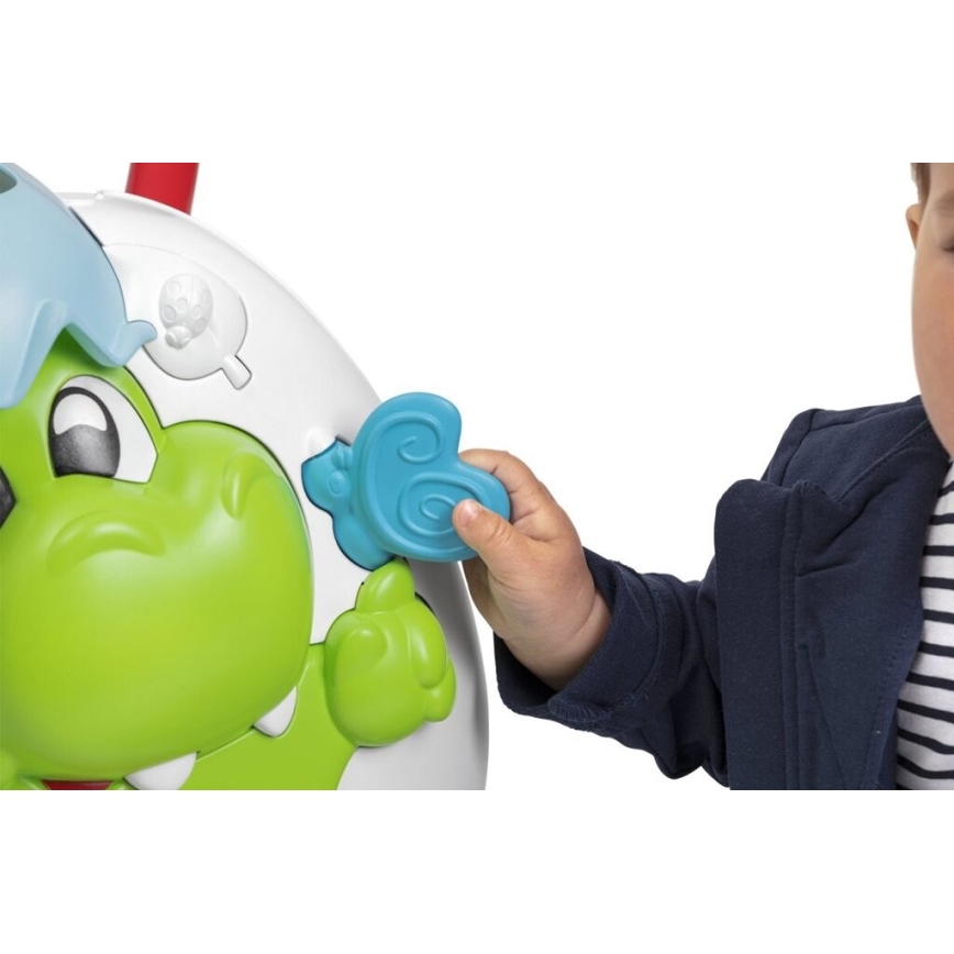 Chicco - Chodítko s aktivitami a zvukem 2v1 DINO