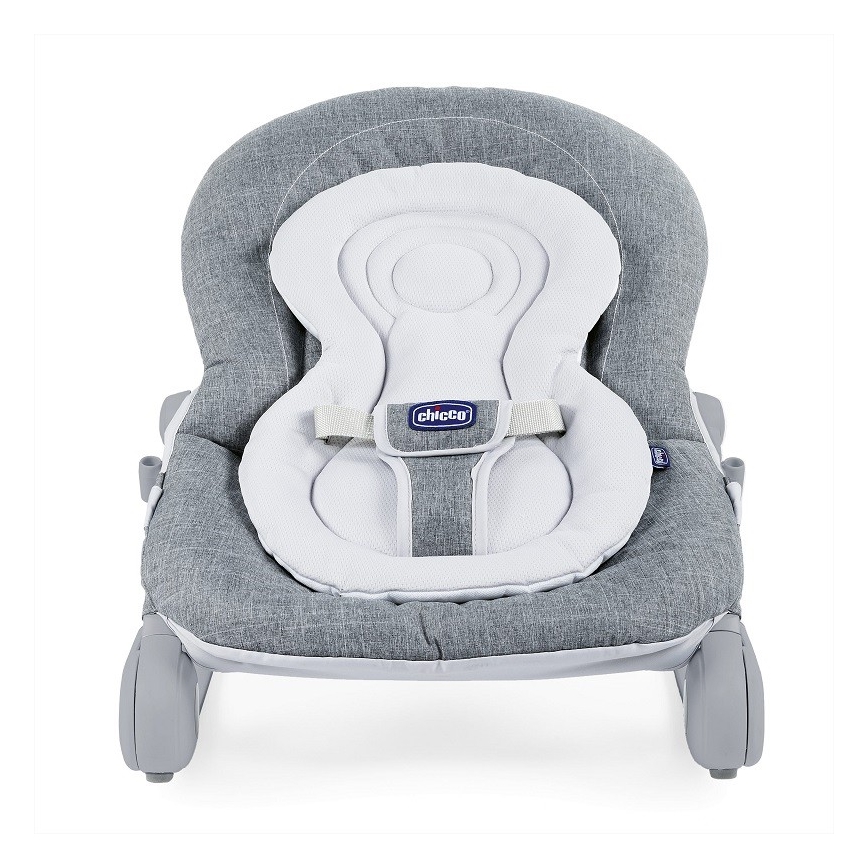Chicco - Detská hojdačka HOOPLA šedá/biela