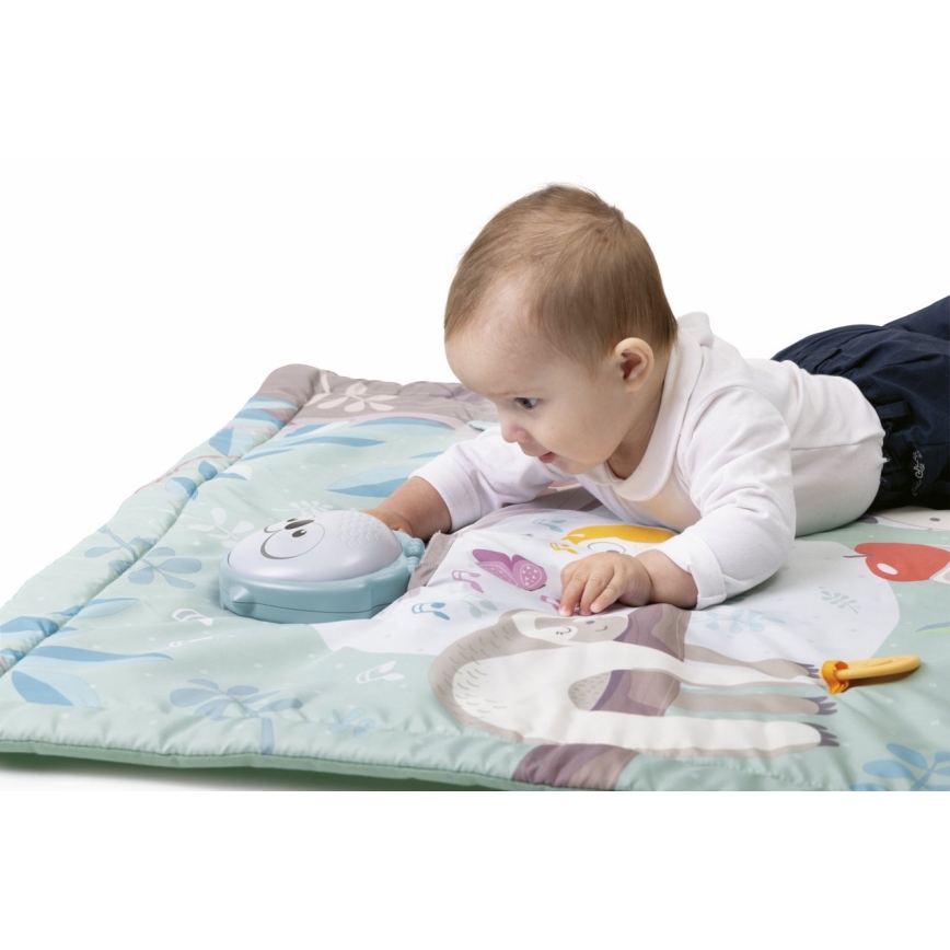 Chicco - Detská hracia deka 2v1 3xAAA sovička