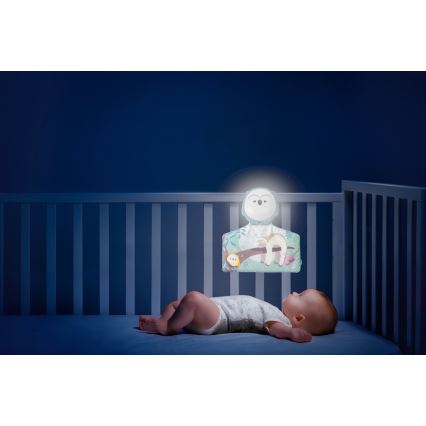 Chicco - Detská hracia deka 2v1 3xAAA sovička