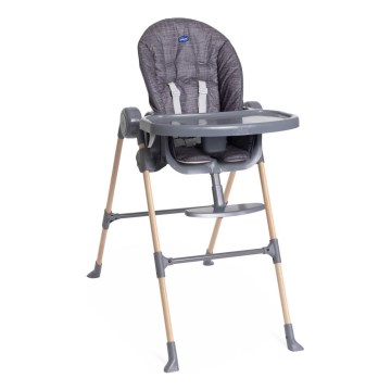 Chicco - Detská jedálenská stolička Polly Essential - šedá