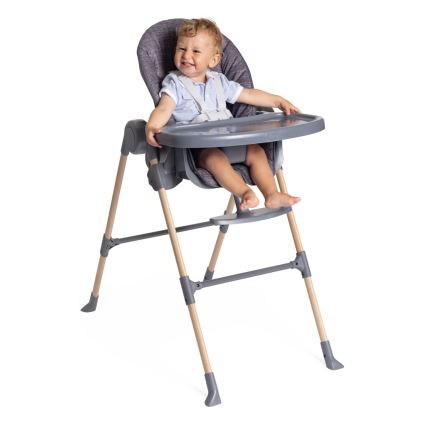 Chicco - Detská jedálenská stolička Polly Essential - šedá