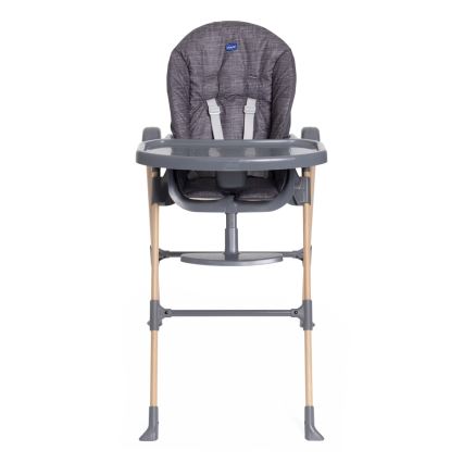 Chicco - Detská jedálenská stolička Polly Essential - šedá