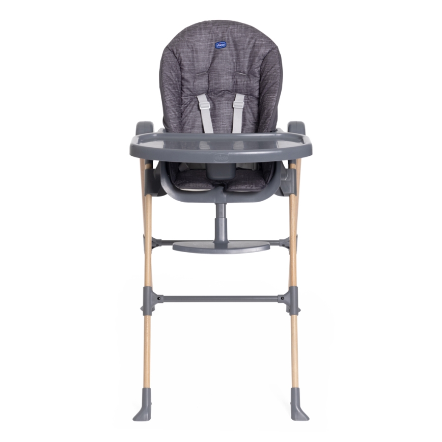 Chicco - Detská jedálenská stolička Polly Essential - šedá