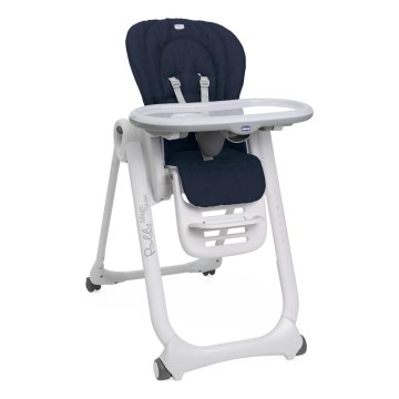 Chicco - Detská jedálenská stolička Polly Magic Relax tmavomodrá