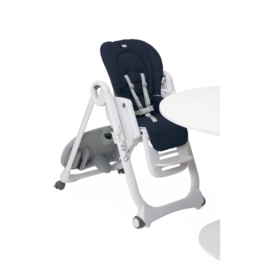 Chicco - Detská jedálenská stolička Polly Magic Relax tmavomodrá