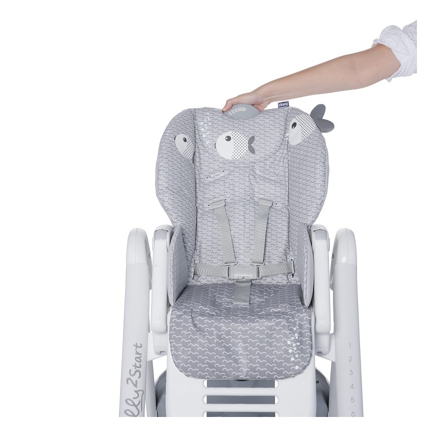 Chicco - Detská jedálenská stolička Polly2Start - Dots