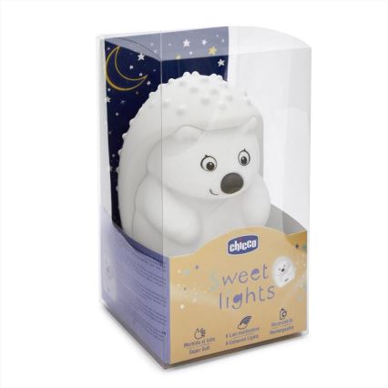 Chicco - Detská nočná lampička SWEET LIGHTS ježko