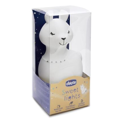 Chicco - Detská nočná lampička SWEET LIGHTS lama